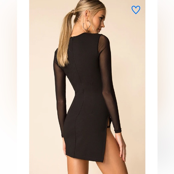 SUPERDOWN NIA BODYCON DRESS IN BLACK - Picture 2 of 4